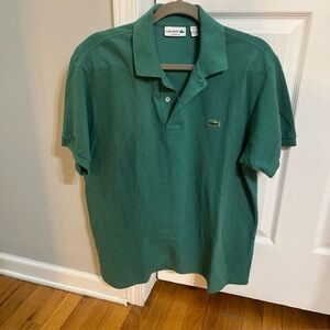 Lacoste Short Sleeve Polo Men’s XL Green Classique